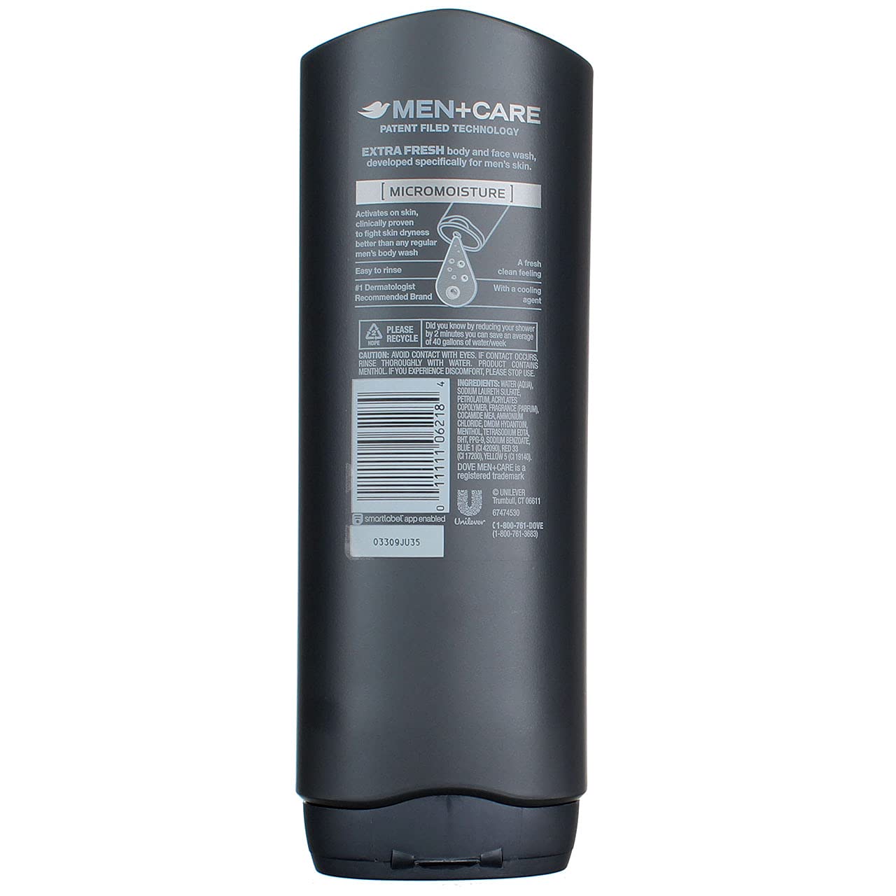 Dove Men +Care Body and Face Wash, Extra Fresh, Clean Comfort, 18 Oz Beauty & Personal Care Dove