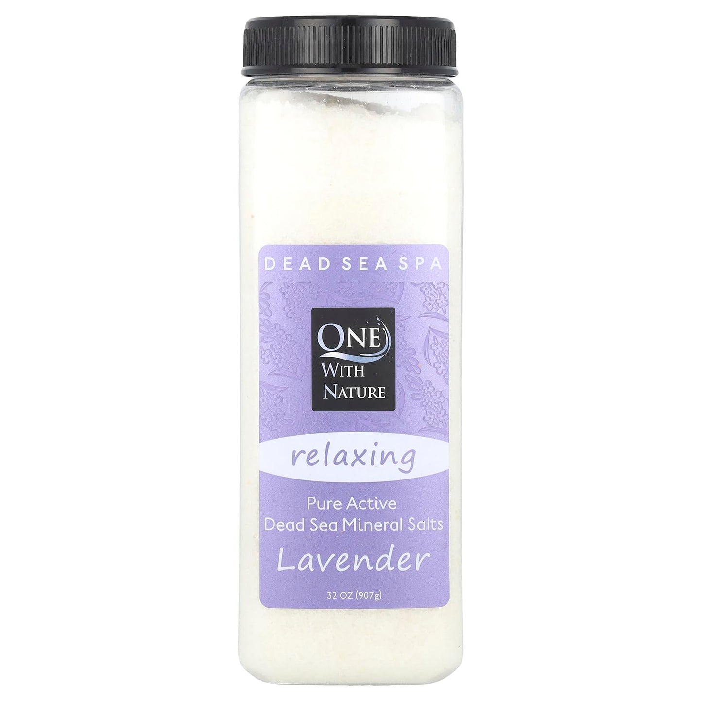 One With Nature Bath Salt Relax Lavender, 32 oz Beauty and Personal Care One With Nature