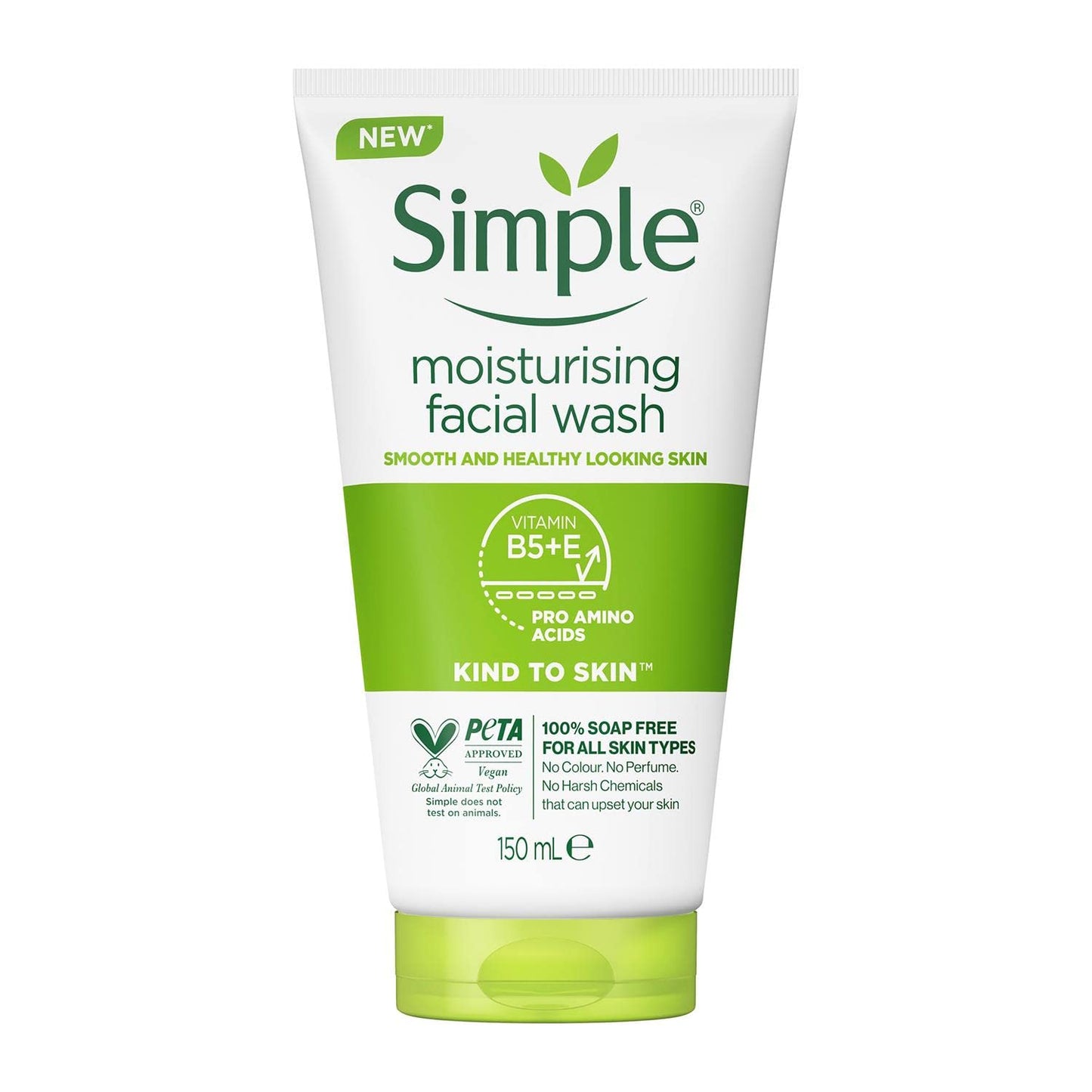 Simple Kind to Skin Moisturising Facial Wash (150ml) Beauty & Personal Care Simple