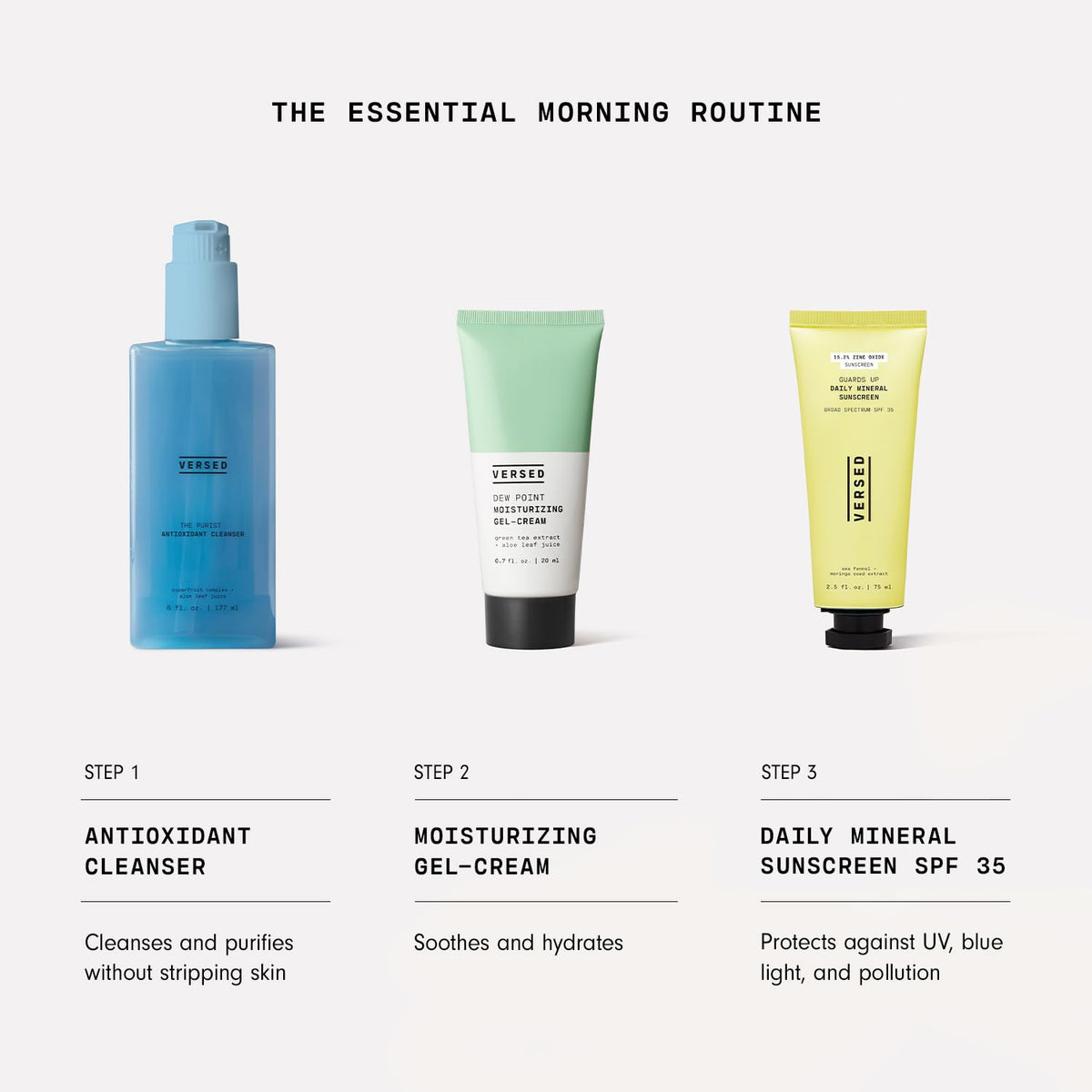 Versed Dew Point Gel Moisturizer For Face Beauty & Personal Care Versed