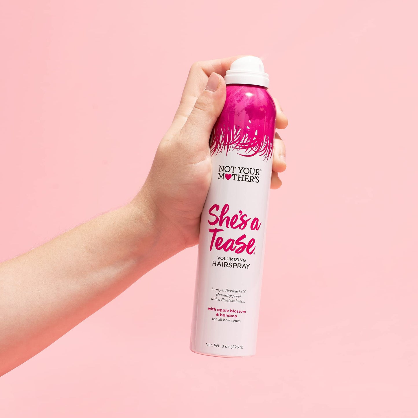 Not Your Mother's She's a Tease Hairspray (2-Pack) - 8 oz - Volumizing Hairspray - Firm Yet Flexible Hold, Humidity Proof, Flawless Finish,8 Ounce Beauty & Personal Care Not Your Mother's