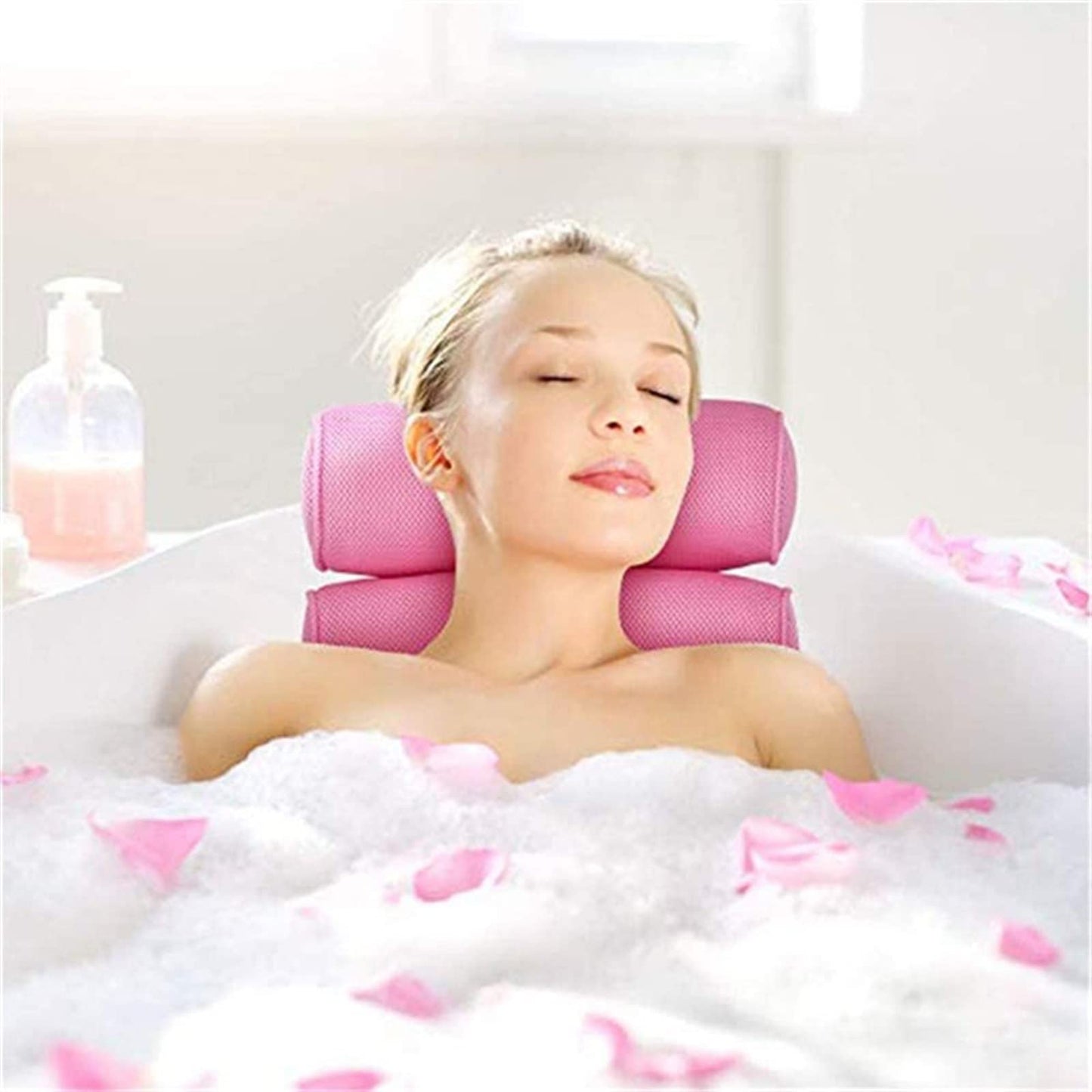 MENGKK Bath Pillows Bath Pillow Mesh Non Slip Bath Pillow Bath Tub Neck and Back Support Beauty and Personal Care MENGKK