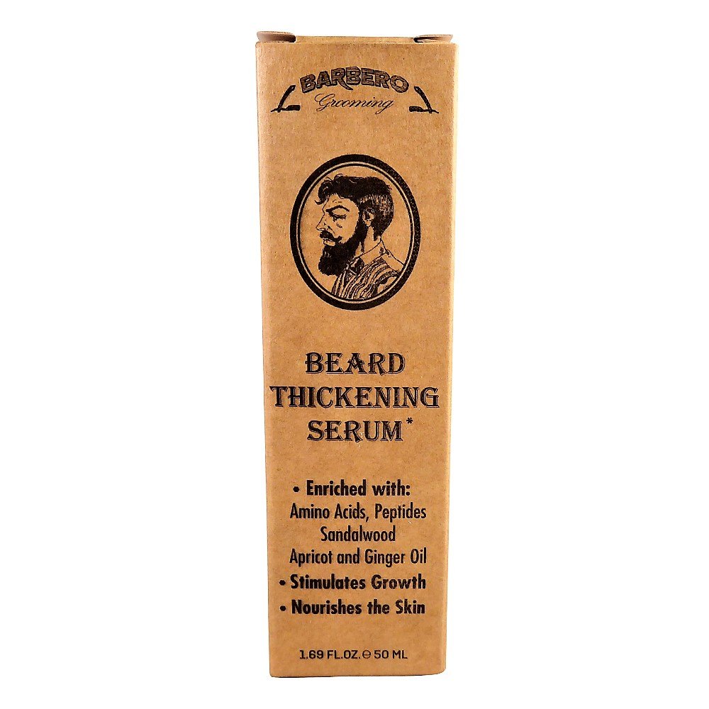 Barbero Beard Thickening Serum 1.69 Fl. Oz. / 50 ml. Beauty and Personal Care Barbero