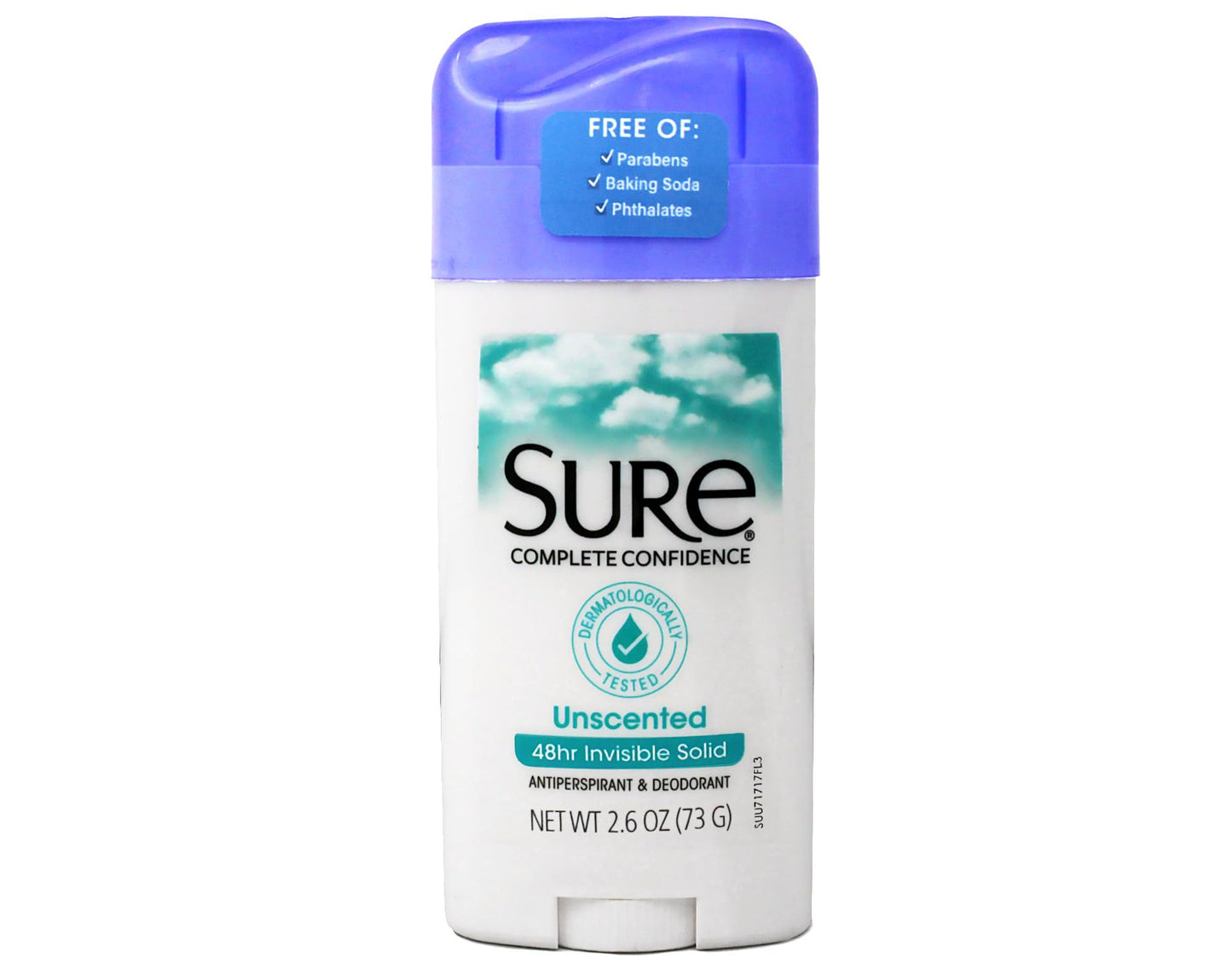 Sure Anti-Perspirant Deodorant Invisible Solid Unscented 2.60 oz (Pack of 10) Beauty and Personal Care Sure