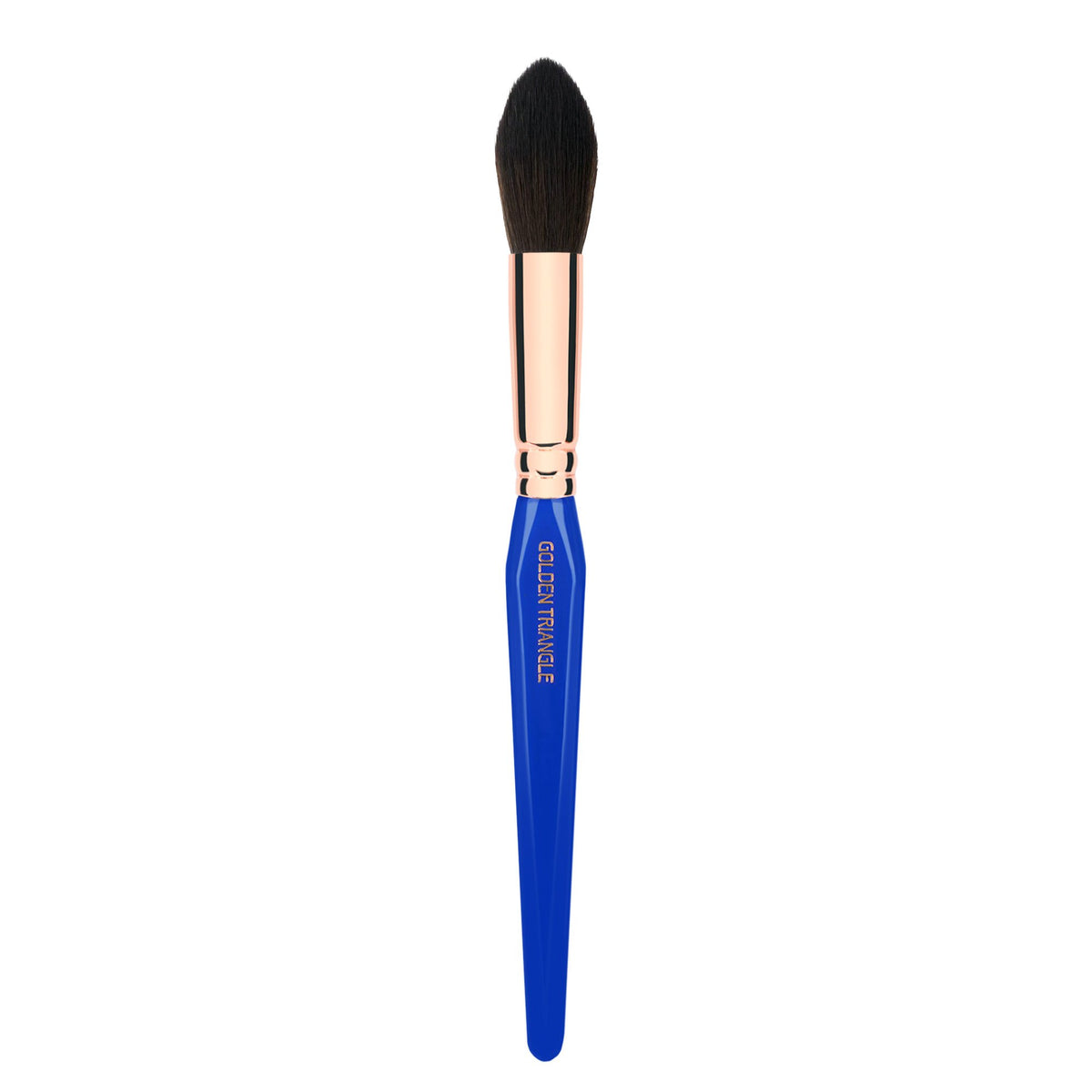 Bdellium Tools Professional Makeup Brush - Golden Triangle 944 Tapered Contour - With All Vegan and Soft Synthetic Fibers, For Adding Dimension (Blue