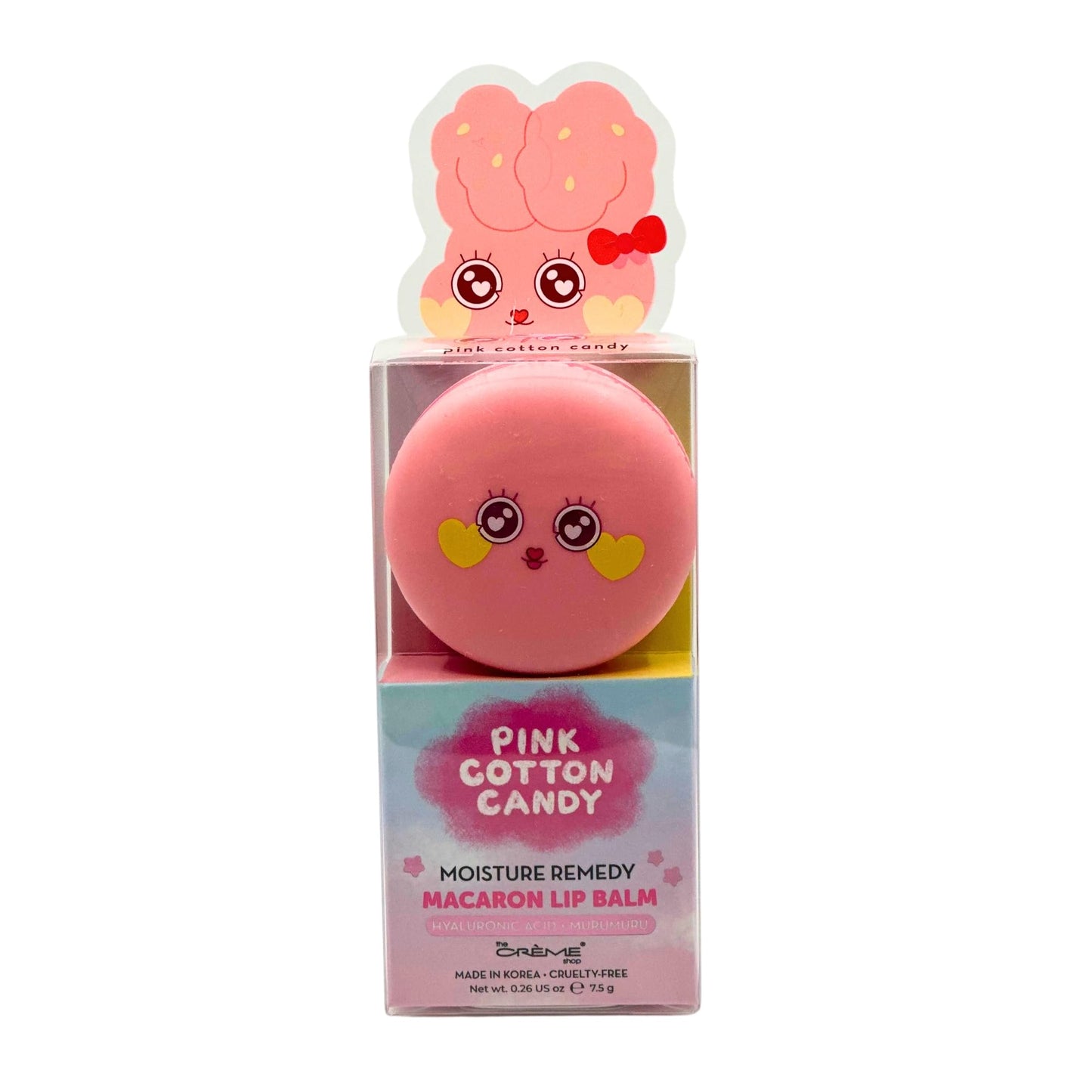 The Crème Shop Bubble Mates Macaron Lip Balm - Korean Lip Butter Balm Formulated with Hyaluronic Acid and Murumuru Butter for Moisturized, Smooth Lips Beauty and Personal Care The Crème Shop