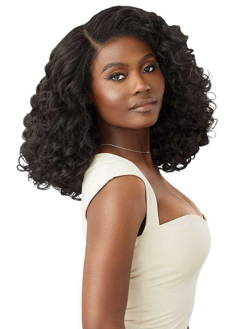 Outre Melted Hairline - Kinky Soft Edges - Kinky Soft 4 (JET BLACK 1)