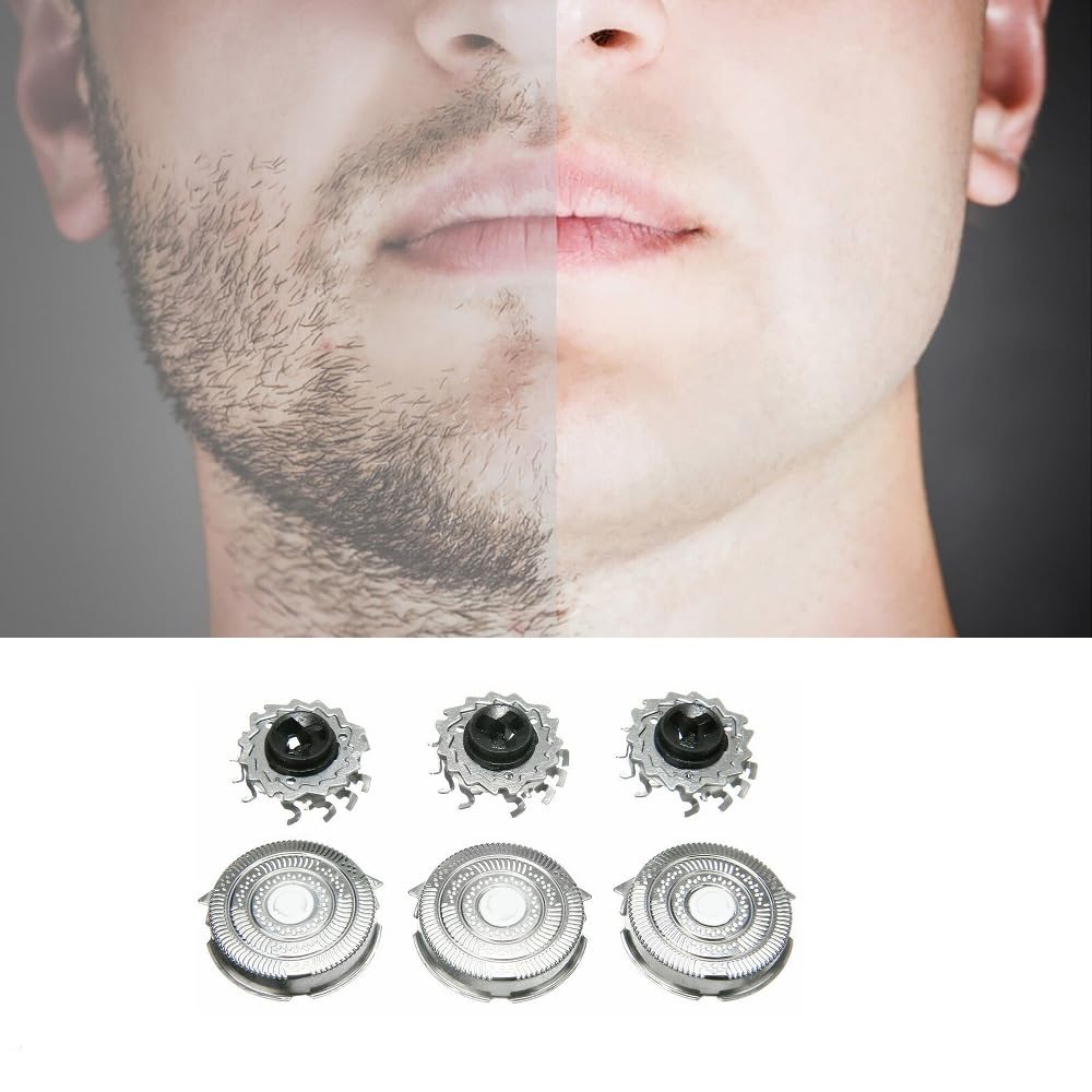 HQ9 Shaver Replacement Head Blades for Philips Norelco HQ9 HQ9190 8240XL PT/AT900 HQ8240/8260 PT920 8140XL AT922 8160XL 8170XL 3 Pack Beauty and Personal Care Tuchaolan
