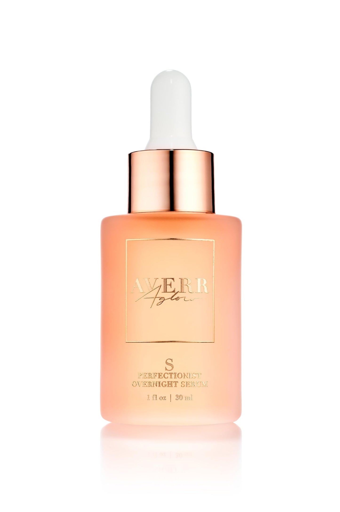 Averr Aglow Perfectionist Overnight Serum, Organic Skincare Solution, Facial Night Serum Beauty & Personal Care Averr Aglow