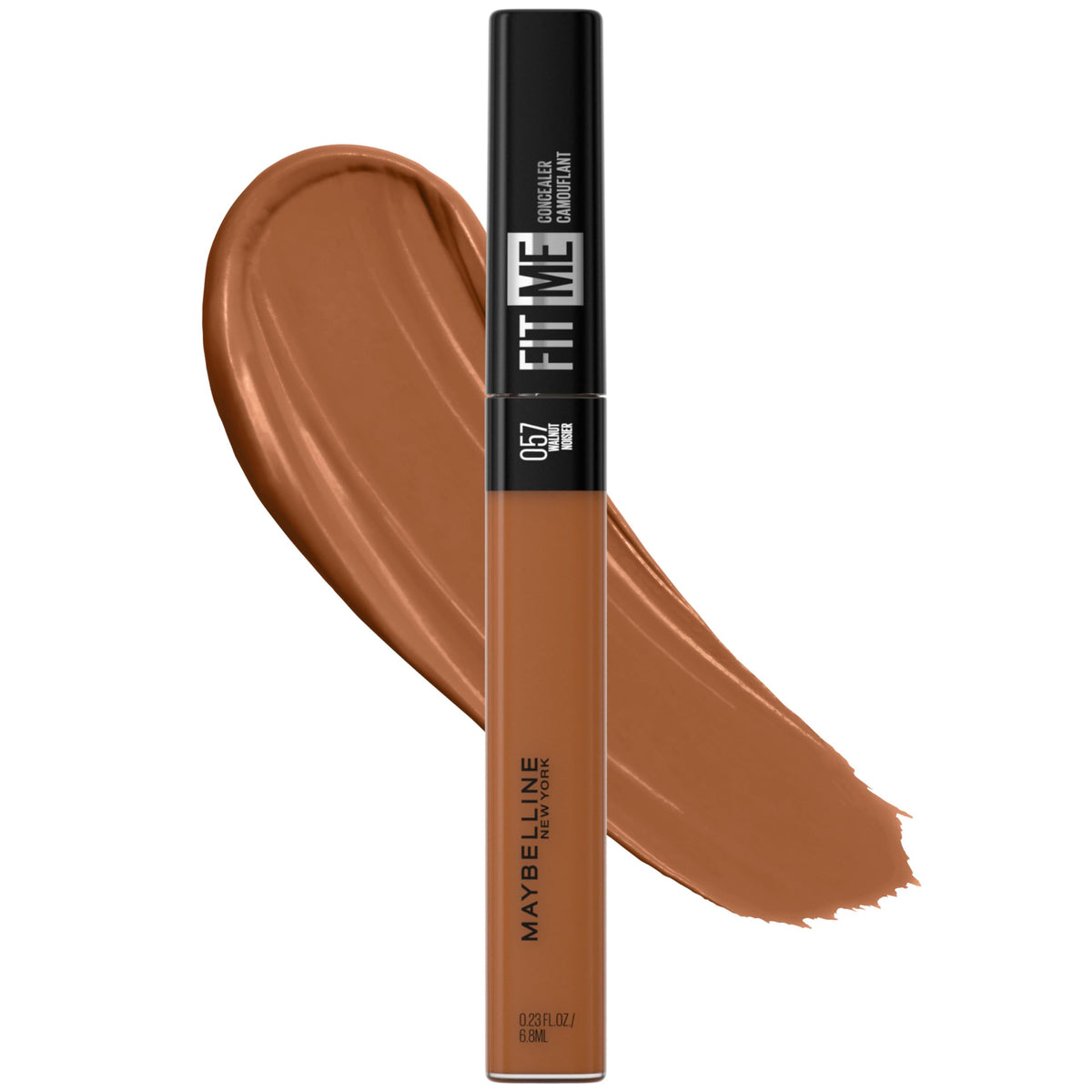 Maybelline Fit Me Liquid Concealer Makeup, Natural Coverage, Lightweight, Conceals, Covers Oil-Free, Walnut (Packaging May Vary) Beauty & Personal Care MAYBELLINE