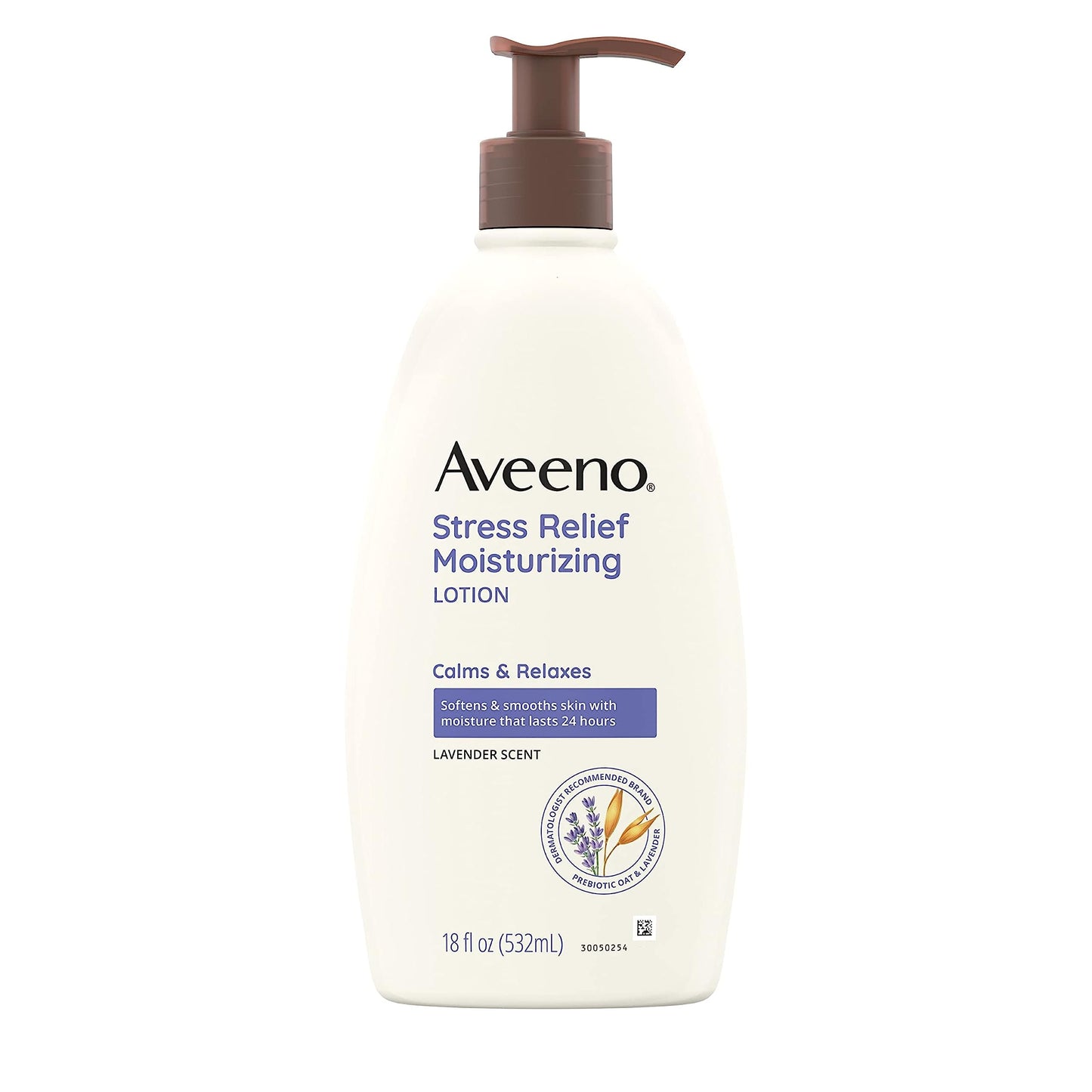 Aveeno Stress Relief Moisturizing Body Lotion with Lavender Scent, Natural Oatmeal to Calm & Relax, Non-Greasy Daily Stress Relief Lotion, 18 fl. oz Beauty & Personal Care Aveeno
