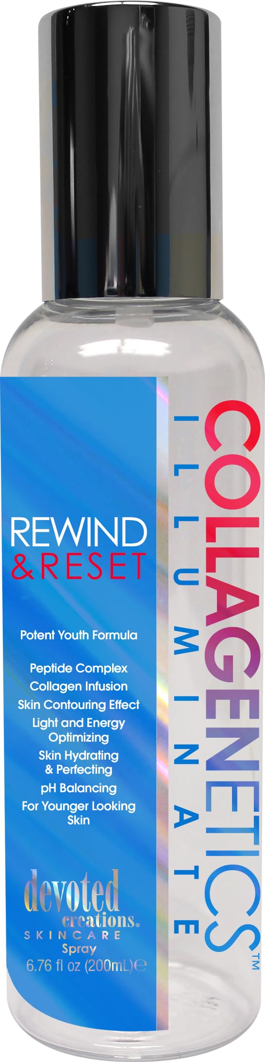 Devoted Creations Collagenetics Illuminate Rewind & Reset - Skin Contouring Hydrating and Energy Optimizing Spray Beauty & Personal Care Devoted Creations