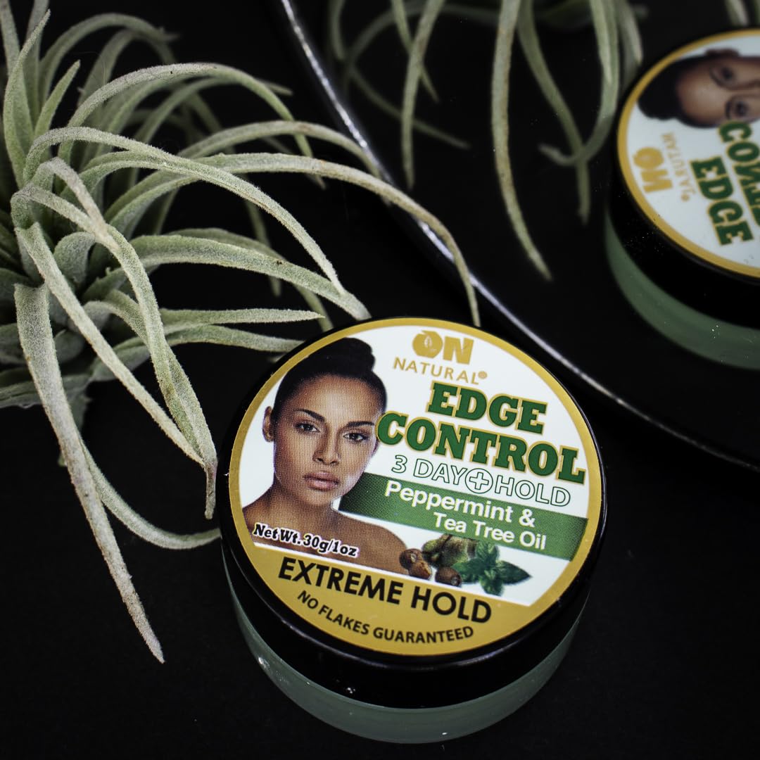 On Natural Edge Control Extreme Hold-Peppermint and Tea Tree Oil (3.4oz) Beauty & Personal Care On Natural