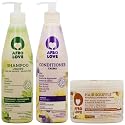 Afro Love Hair Care Set - Shampoo (16oz), Conditioner (16oz), and Hair Soufflé (16oz) - Moisturizing & Nourishing for Curly, Kinky & Coily Hair Beauty & Personal Care Afro Love
