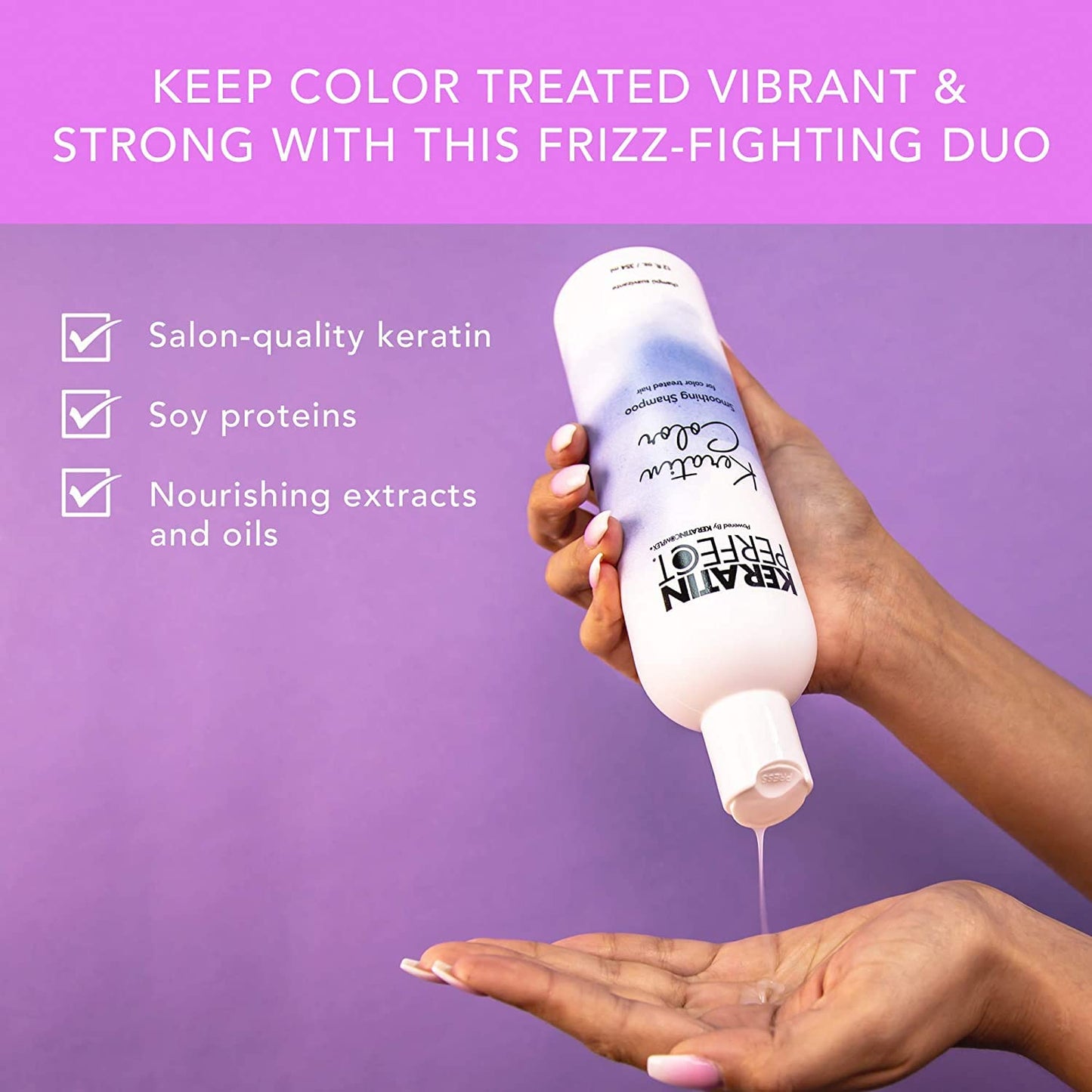 Keratin Perfect Keratin Color Smoothing Shampoo - 12oz Beauty & Personal Care Keratin Perfect