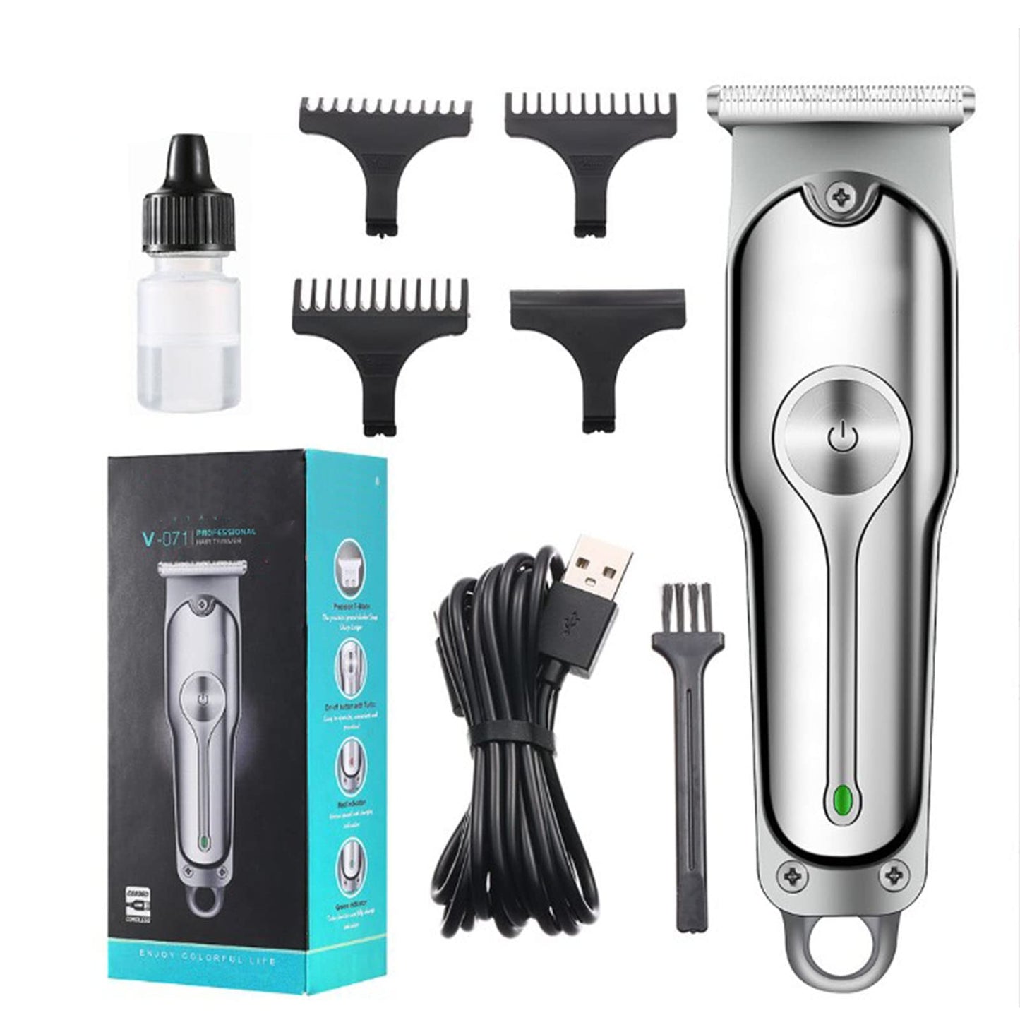 Dioche 5W Hair Clipper Stainless Steel Proof Trimming, Beard Trimming Kit with Hair Clippers for Travel Vacation Business Trips Beauty and Personal Care Dioche