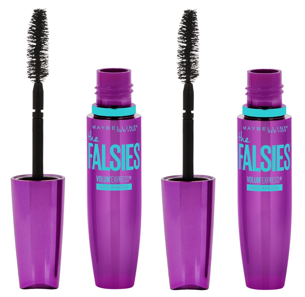 Maybelline Volum' Express Falsies Volumizing Waterproof Mascara, Very Black, 2 Count Beauty & Personal Care MAYBELLINE