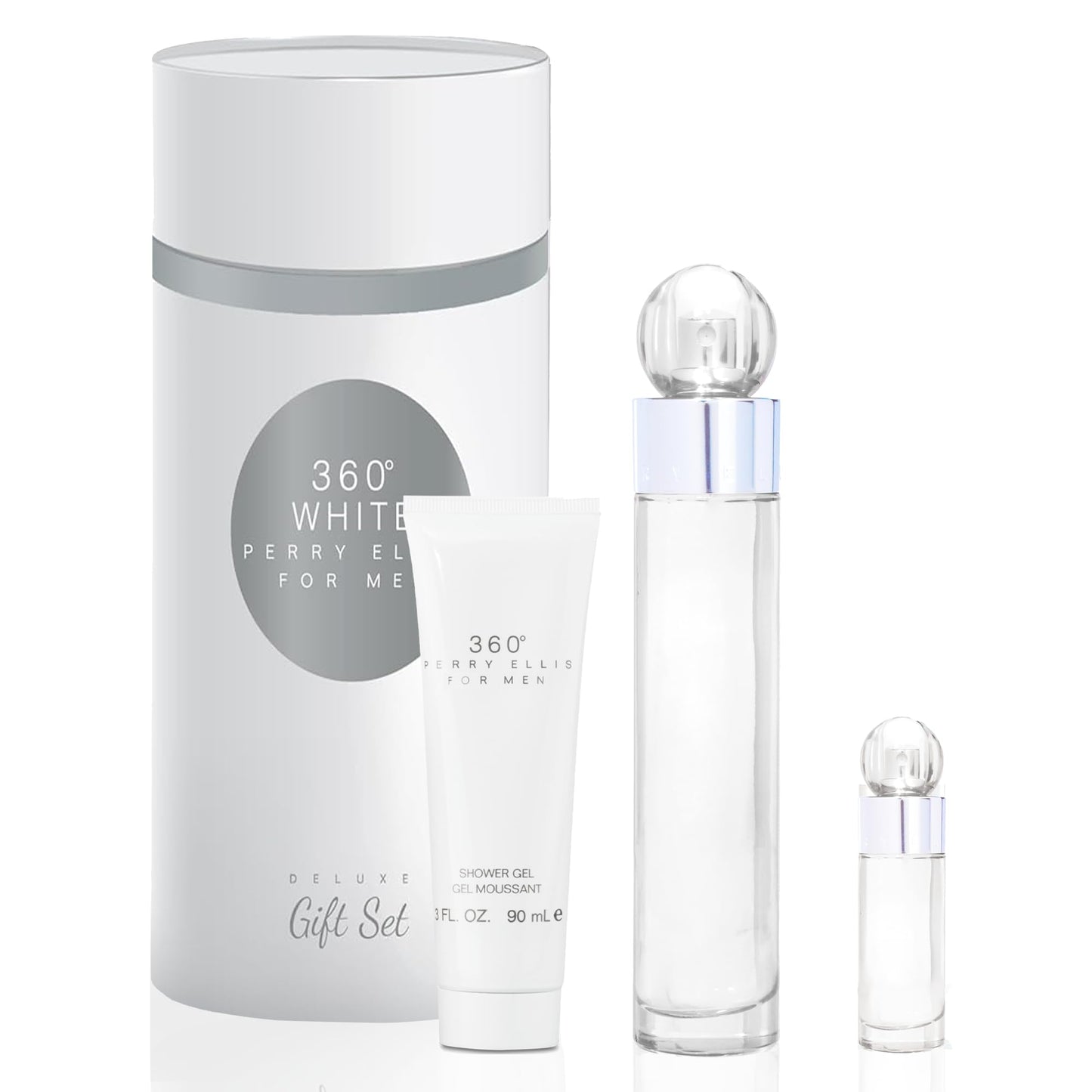 Perry Ellis 360° White for Men 3-Piece Gift Set Beauty & Personal Care Perry Ellis