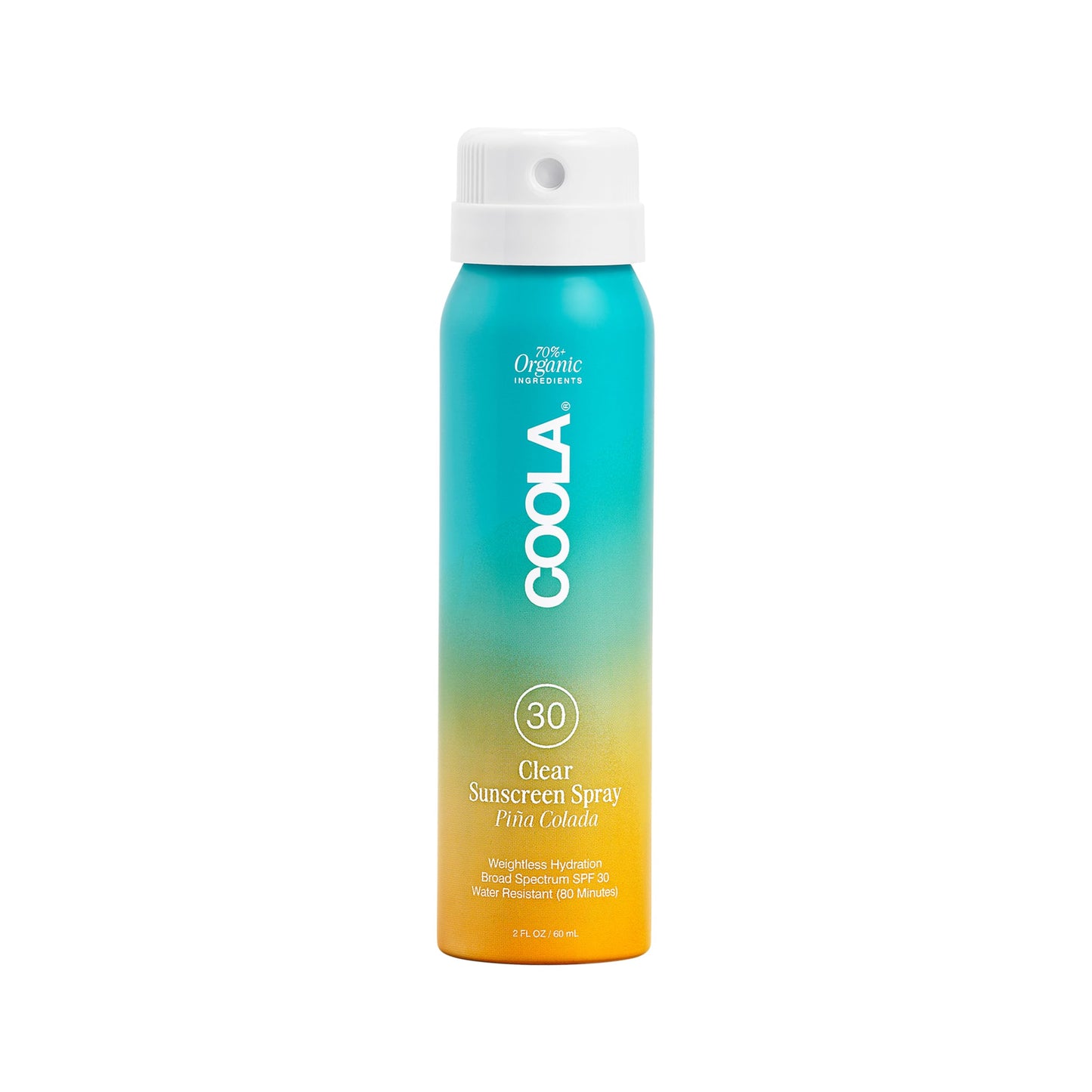COOLA Organic Sunscreen SPF 30 Sunblock Spray, Dermatologist Tested Skin Care for Daily Protection, Vegan and Gluten Free, Piña Colada, Travel Size, 2 Beauty & Personal Care Coola