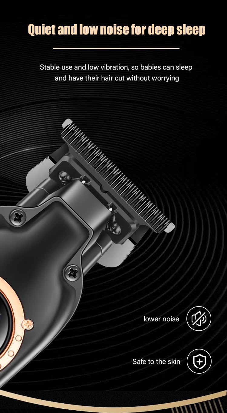 GLESVOWIO Body Hair Trimmer for Men Manscape Cordless Clipper with LED Display 4 Limit Combs Powerful Motor Rechargeable Cutting Machine for Home Use Beauty and Personal Care GLESVOWIO