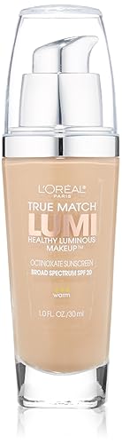 L'Oréal Paris True Match Lumi Healthy Luminous Makeup, W4 Natural Beige, 1 fl. oz. Beauty & Personal Care L'Oreal Paris