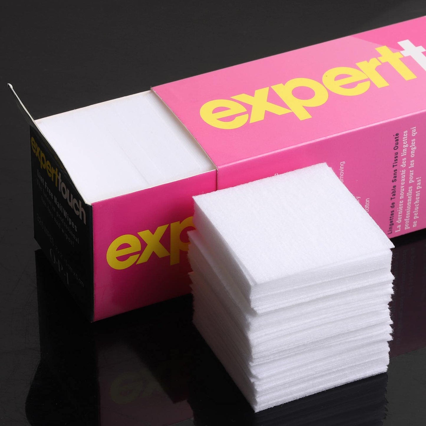 Lint Free Nail Wipes Nail Art Gel Polish Remover Cotton Pads 4 Boxes (1300 Pieces) Beauty & Personal Care LoveBB