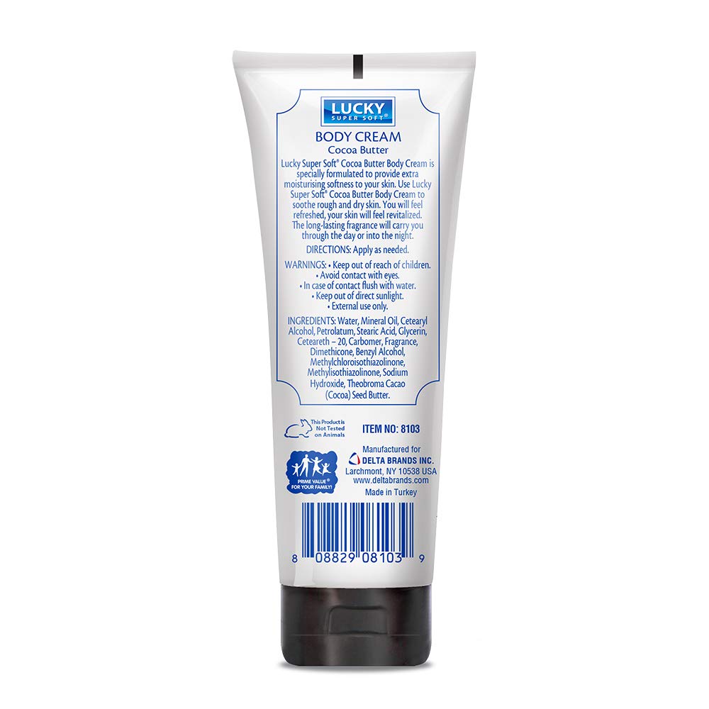 Lucky Super Soft Body Cream, Cocoa Butter, 6 Ounce Beauty & Personal Care Lucky Super Soft