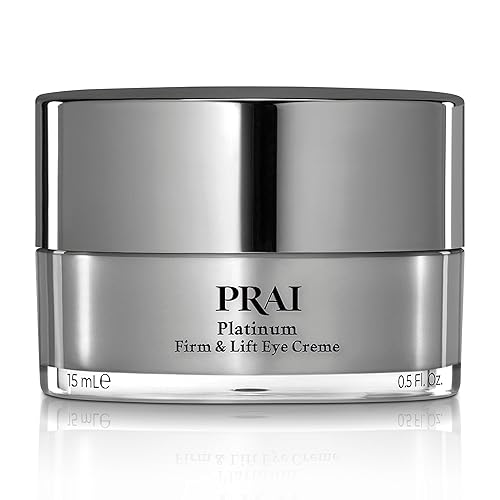PRAI Beauty Platinum Firm and Lift Eye Creme - Tightening and Firming Eye Cream - Anti-Aging Under Eye Cream - Irritation Free - 0.5 Oz Beauty & Personal Care PRAI
