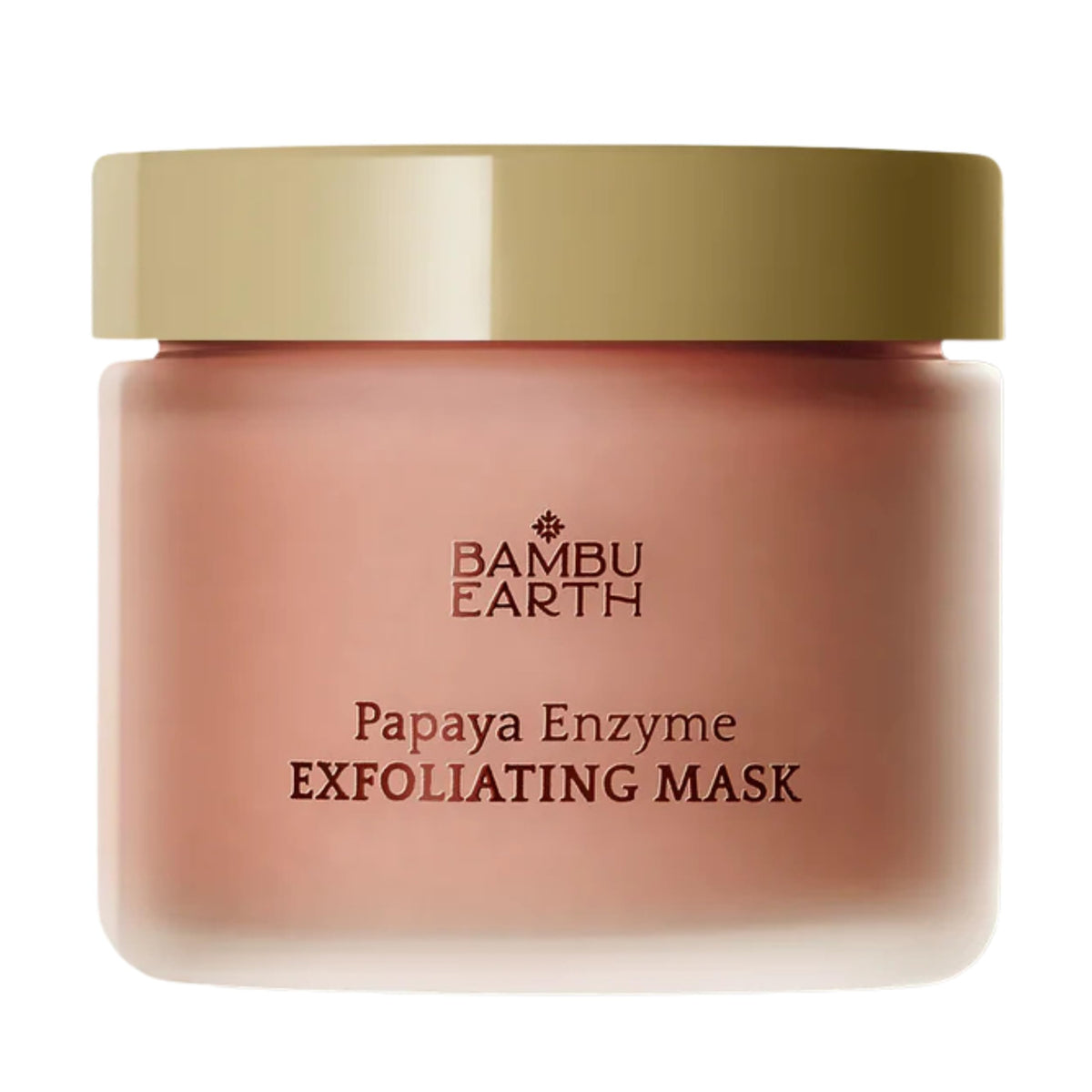 Bambu Earth Papaya Enzyme Exfoliating Face Mask - Non-Abrasive Mask with Willow Bark Extract & Pumpkin Seeds for Glowing Skin - Smooths & Renews Skin