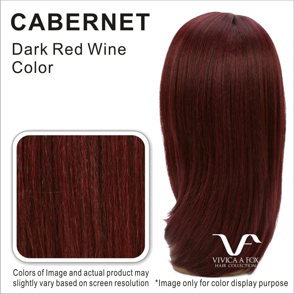 Vivica A. Fox 20 Inch Loose Layered Spiral Curl Ponytail with Dome Top and Fringed Bang New Futura Synthetic Hair - BP-KENNEDEI (CABERNET)
