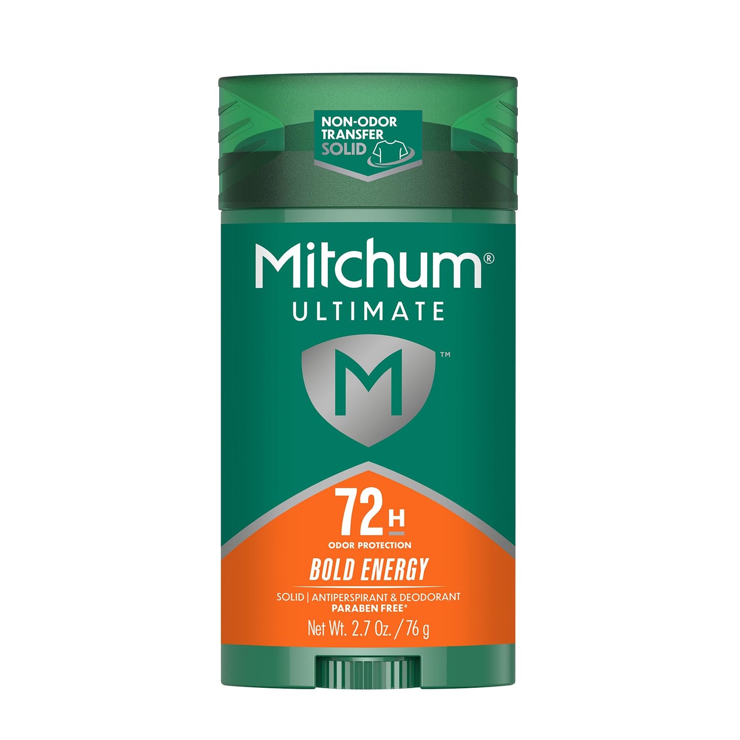Mitchum Ultimate 72H Odor Protection Men’s Antiperspirant & Deodorant, Invisible Solid, Bold Energy, 2.7 oz Beauty and Personal Care Mitchum
