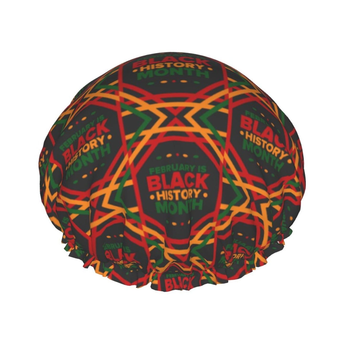 Black History Month Shower Caps Reusable Bath Cap Double Layers Waterproof Shower Cap for Women Long Hair Beauty and Personal Care Juiimr