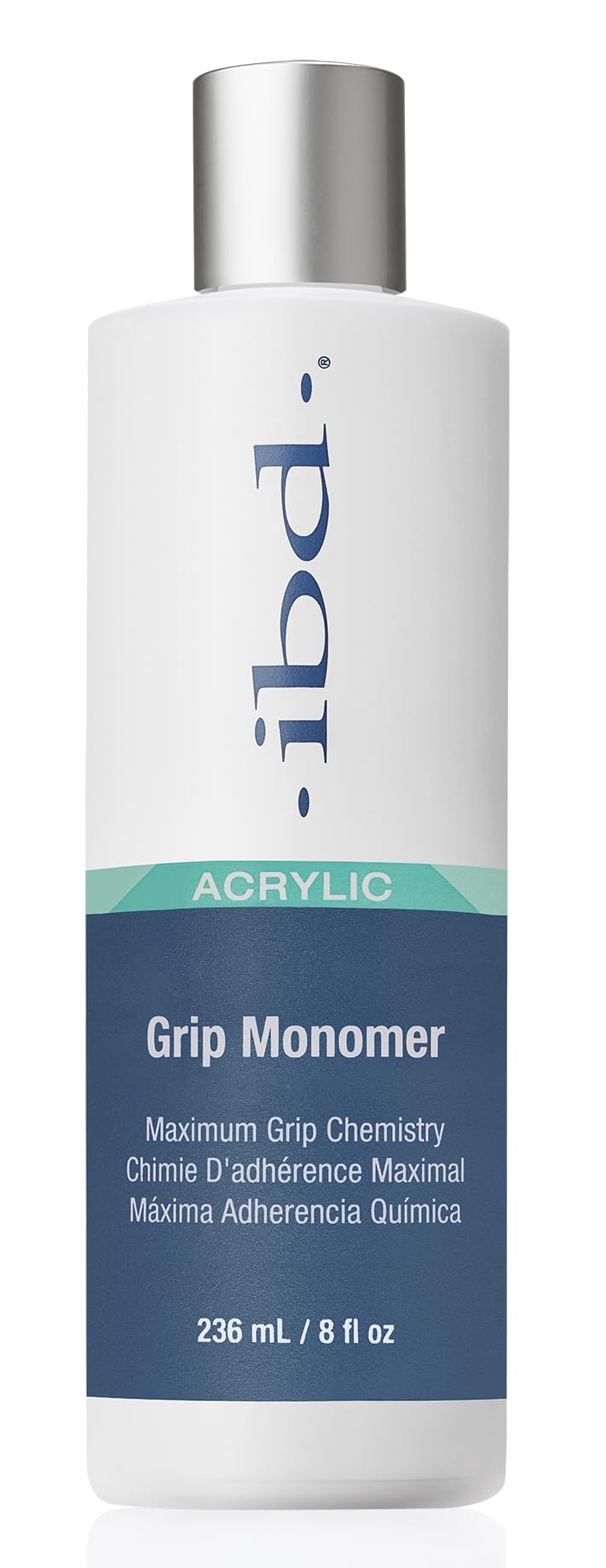 IBD Grip Monomer Acrylic Nail Liquid - Professional Maximum Adhesion Liquid for Nail Extensions Sculpting, Non-Yellowing, Low Odor Formula, Clear, 8