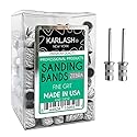Karlash Professional Nail Sanding Bands Zebra Fine Grit File + Free 2 Mandrel (1 Pack) Beauty & Personal Care Karlash