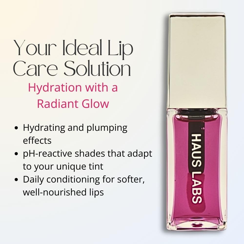Haus Labs By Lady Gaga PHD Hybrid Lip Oil Full Size - Tint, Sheer Pink Beauty & Personal Care Haus Laboratories