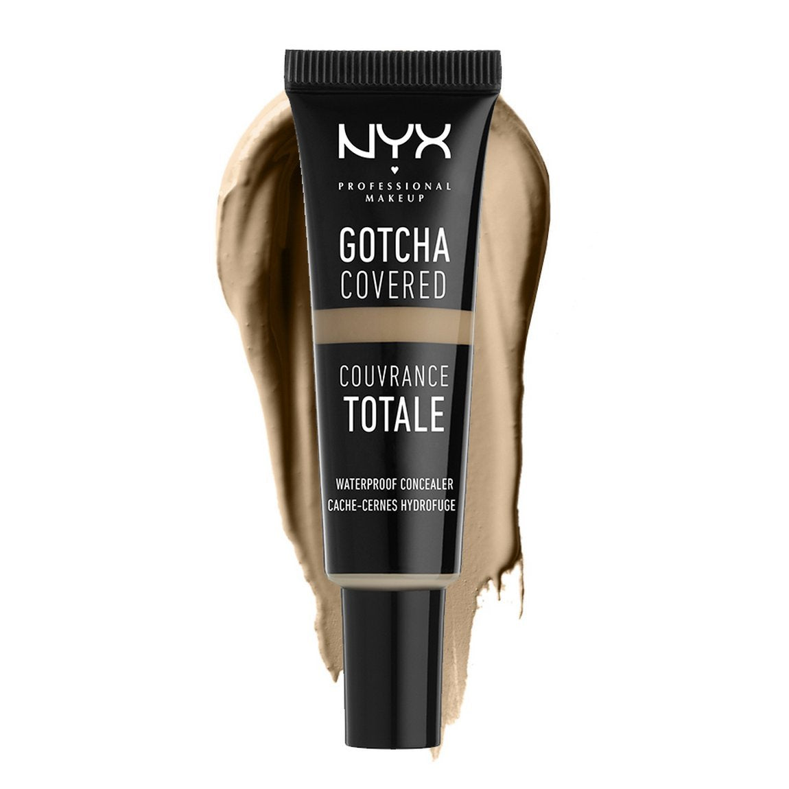 NYX Professional Makeup Gotcha Covered Concealer, No.07 Tan, 0.27 Fluid Ounce