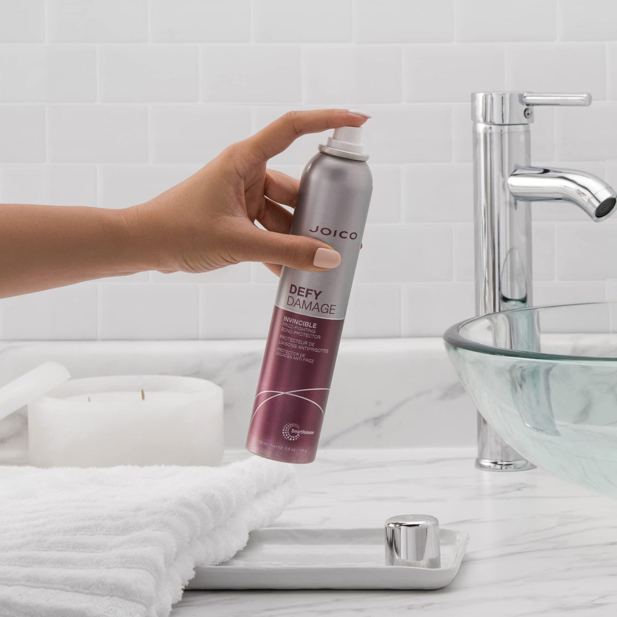Joico Defy Damage Invincible Frizz-Fighting Bond Protector | 24 Hour Frizz Protection | Thermal Heat & Humidity Protection | Boost Shine | Reduce Beauty & Personal Care Joico