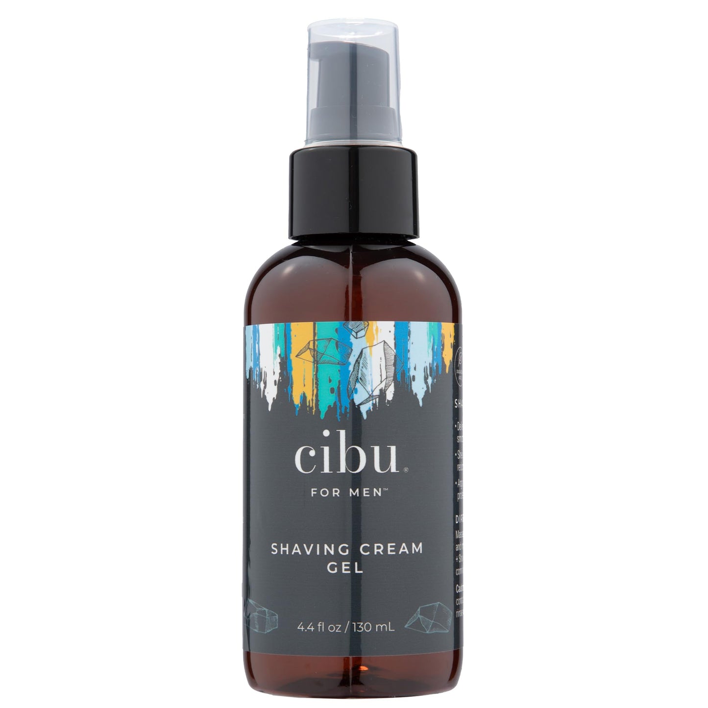 Cibu for Men Shaving Cream Gel 4.4 oz - Smooth Glide Shave Cream for Men with Shea Butter, Aloe, and Nourishing Oils to Protect Skin and Reduce Beauty and Personal Care CIBU