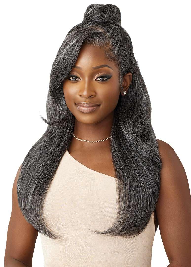 Outre Lace Front Wig - Perfect Hair Line 13X6 - Tayon (JET BLACK 1)
