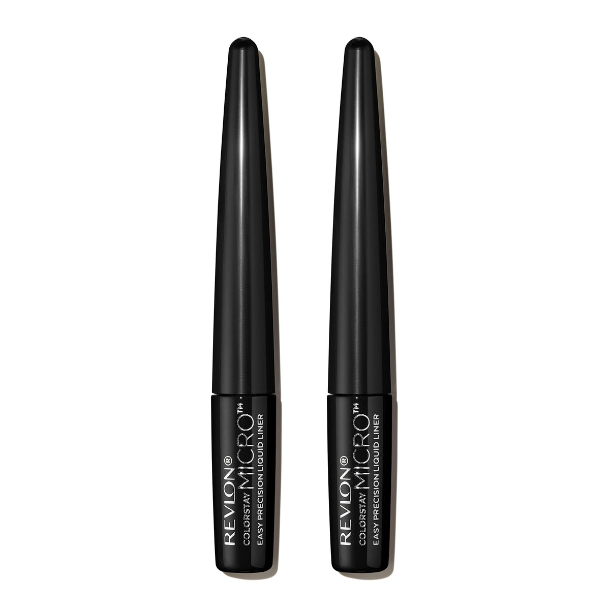 REVLON ColorStay Micro Easy Precision Liquid Eyeliner, Waterproof, Smudgeproof, Longwearing with Felt Tip Applicator, 301 Blackout, 2 pack Beauty & Personal Care REVLON
