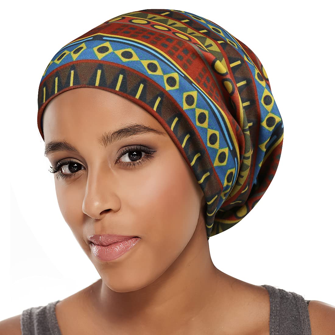 Curly Hair Wrap Natural Hair Buff Head Cover Night Slap Cap for Women Beauty and Personal Care Heerf