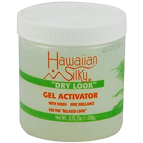 Hawaiian Silky dry look gel activator 8 fluid ounce, Green, 8 Fl Ounce Beauty & Personal Care Hawaiian Silky