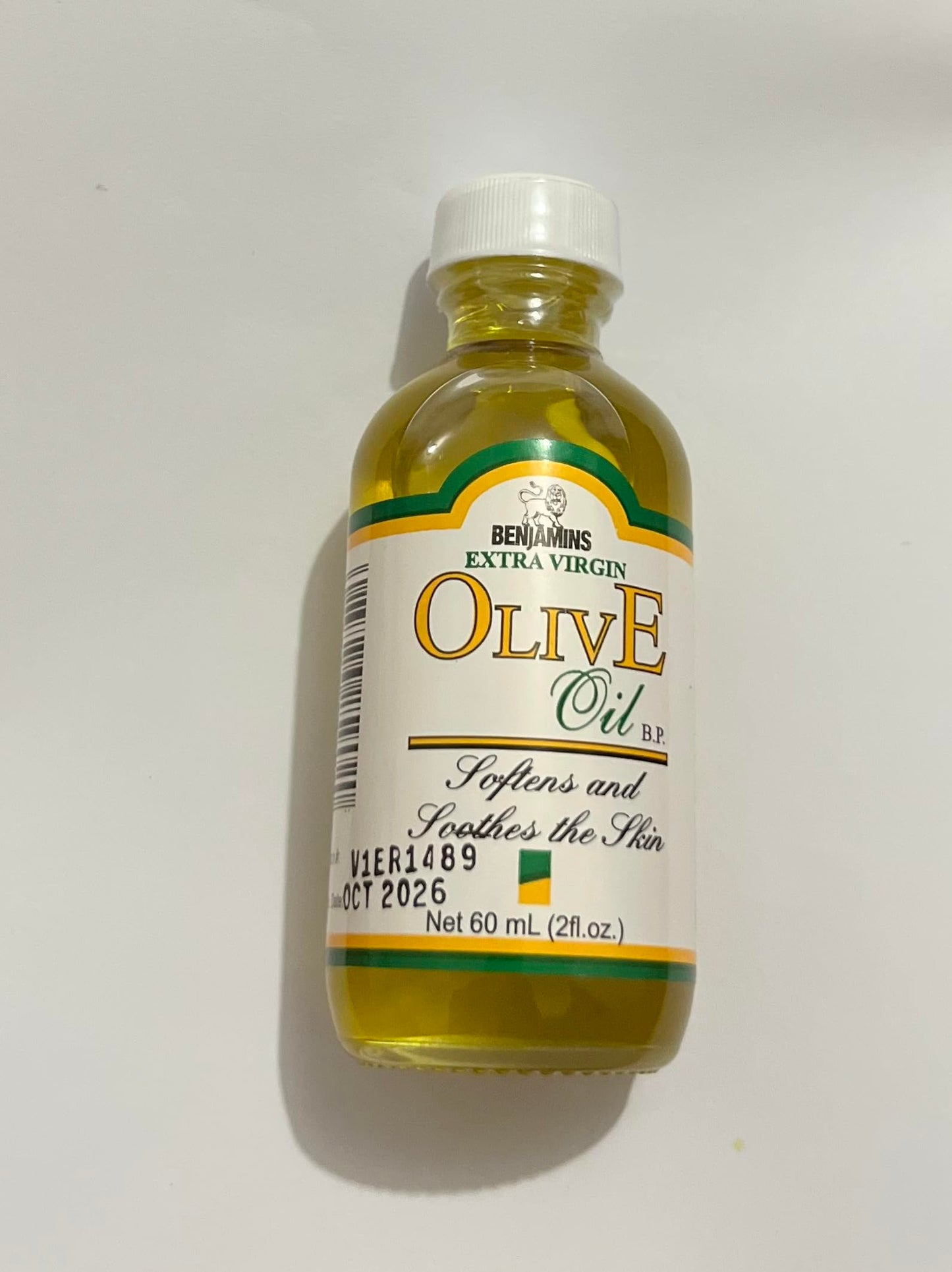 Benjamin's Extra Virgin Olive Oil 2 Ounce (Pack of 2) Beauty & Personal Care Benjamins