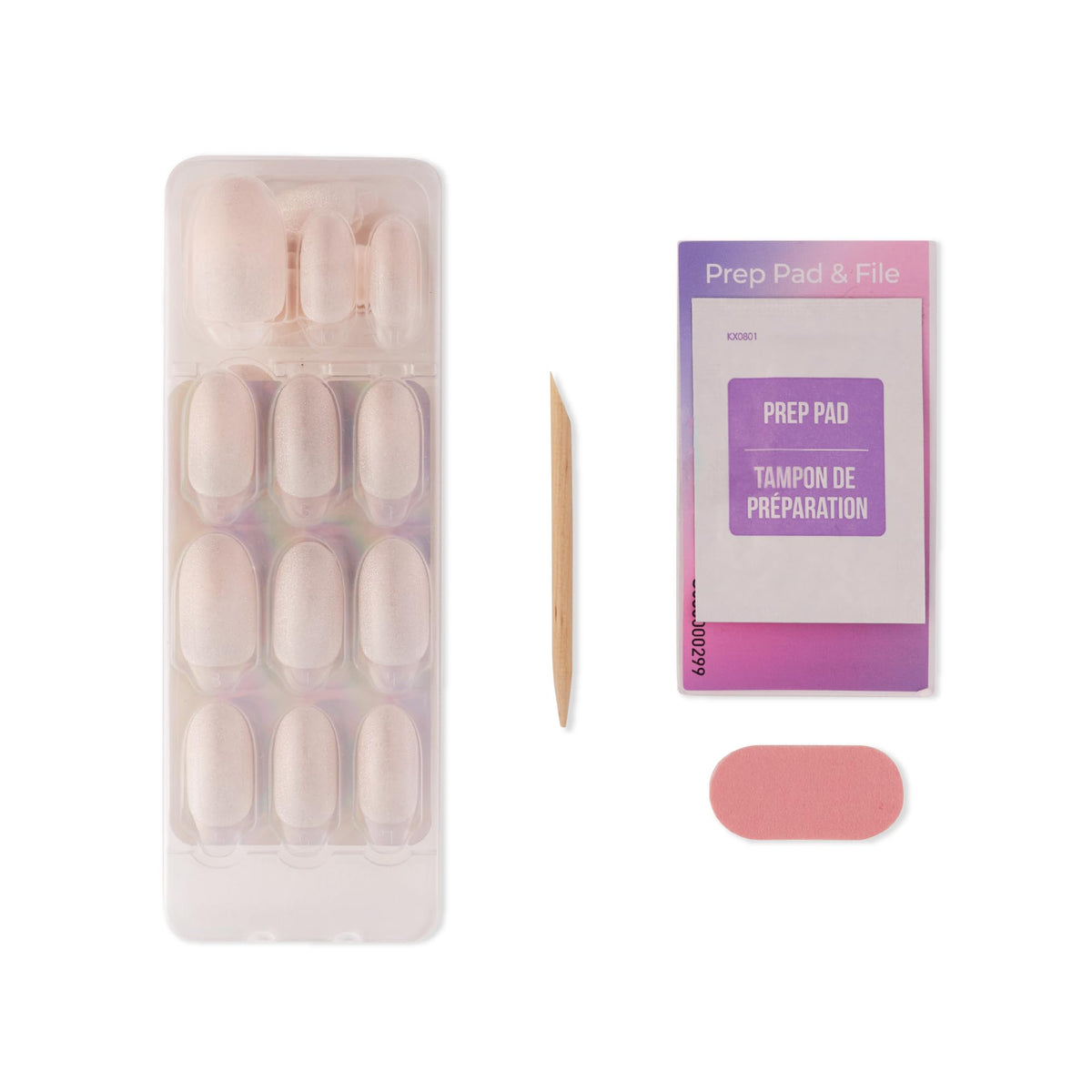 KISS Impress Color FX No Glue Mani 30 Pcs Press on Nails, Medium False Nails, Metallic Chrome & Cat Eye, Peel & Press, Hassle-Free Removal, Includes