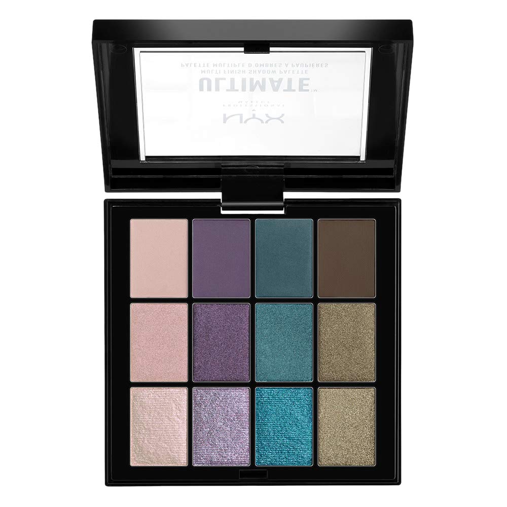 NYX PROFESSIONAL MAKEUP Ultimate Multi-Finish Shadow Palette, Eyeshadow Palette - Smoke Screen Beauty & Personal Care NYX PROFESSIONAL MAKEUP