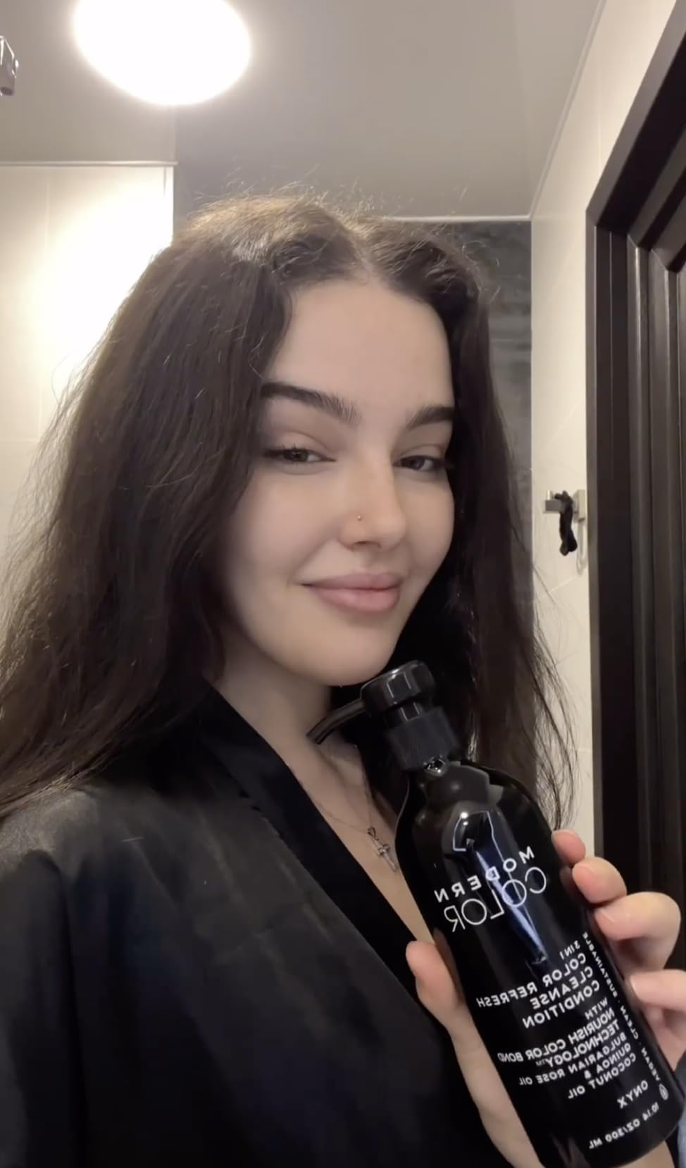 Modern Color 3-in-1 Hair Color Refresh, Cleanse & Condition - 100% Vegan, Cruelty-Free, Sustainably Packaged, Non-Toxic, Certified Clean Beauty (Onyx) Beauty & Personal Care Modern Color