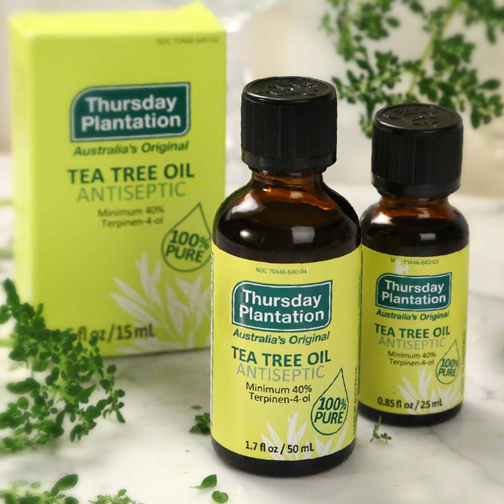 Thursday Plantation 100% Pure Australian Tea Tree Oil - 1.7 fl oz (50ml) - Natural Essential Oil - Cleanses and Purifies Skin - Made in Australia Beauty & Personal Care Thursday Plantation