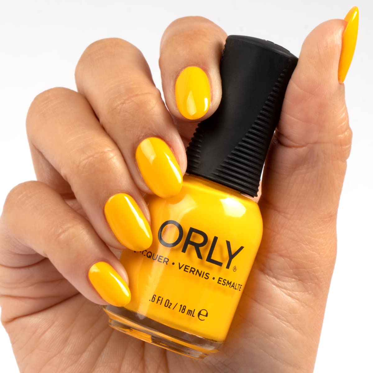 Orly Nail Polish 'Claim to Fame' | Bright Golden Yellow Creme Nail Lacquer from POP Lacquer Collection | 0.6fl oz