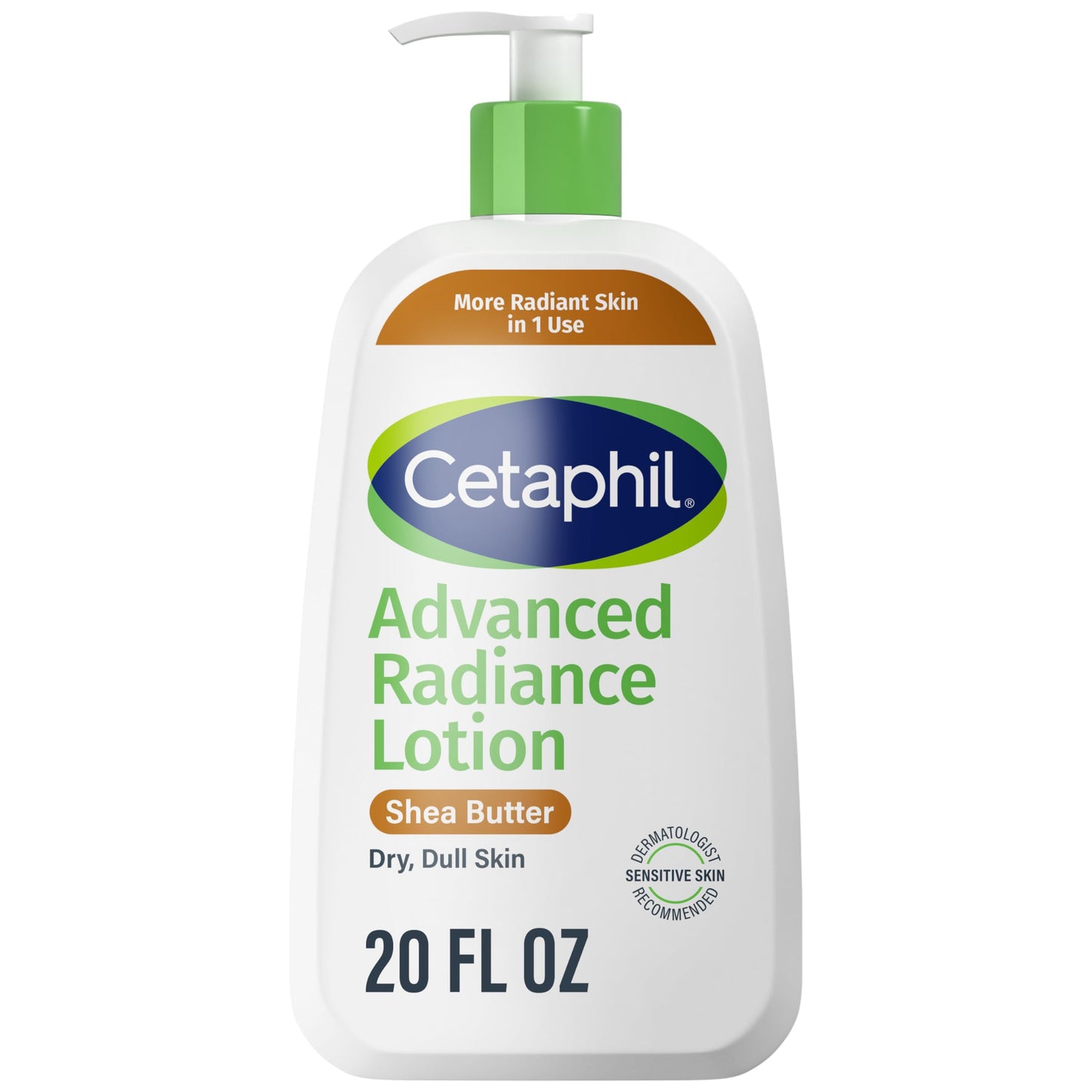 Cetaphil Body Lotion, Advanced Radiance Lotion with Shea Butter for Dry, Sensitive Skin, 20 oz, Fragrance Free, Hypoallergenic, Non-Comedogenic Beauty & Personal Care Cetaphil