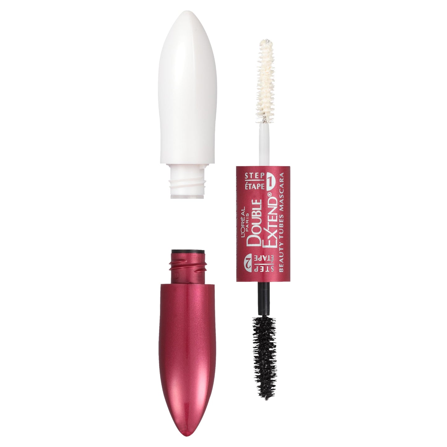 L'Oreal Paris Makeup Double Extend Tubing Mascara, Lengthening 2 Step Mascara, Smudgeproof, Black Beauty & Personal Care L'Oreal Paris